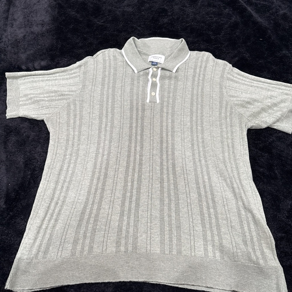 American Eagle Outfitters Green Polo Shirt